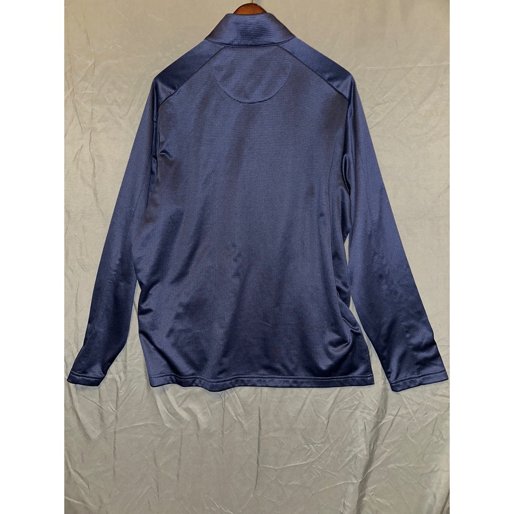 Callaway Golf Mens Pullover 1/4 Zip‎ Long Sleeve Dark Blue Opti-Dri Size Large - Picture 2 of 5